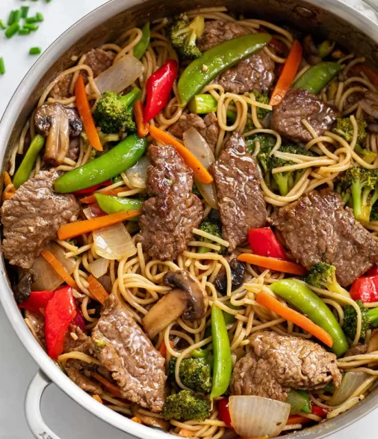 Beef & Noodle Stir fry