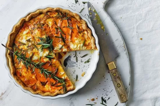 Butternut, Feta & Caramelised Onions Quiche