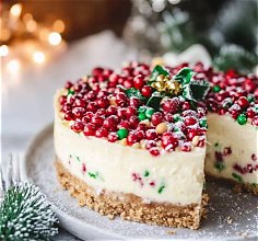 Magical Christmas Cheesecake