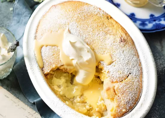 Apple Sponge Pudding