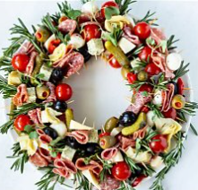 Merry Morsel Charcuterie Wreath