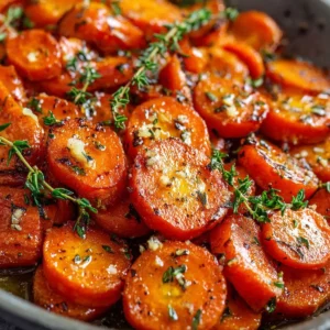 Roasted Carrots with Honey Herb Butter