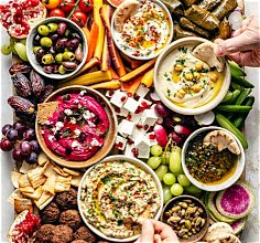Yuletide Greek Mezze Platter
