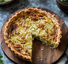 Holly & Hearth Creamed Leek & Pickled Tongue Tart